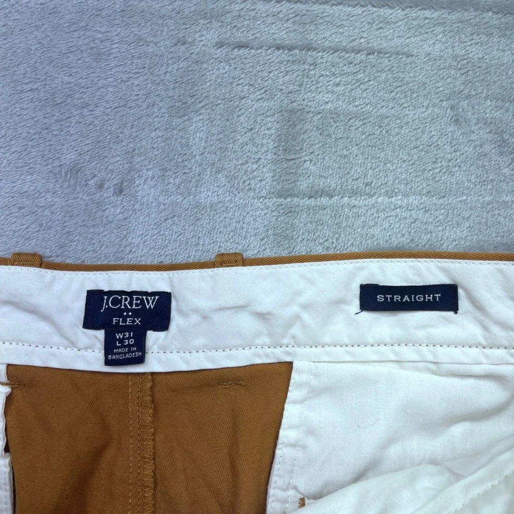J.Crew Flex Mens Straight Fit Chino Pants Sz 33 Fit 32